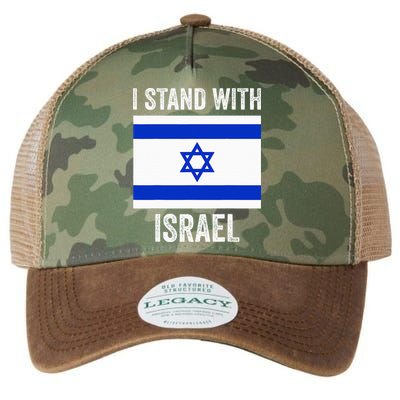 I Stand With Israel Free Israel Legacy Tie Dye Trucker Hat