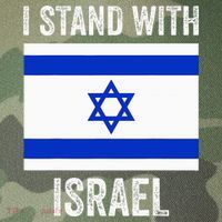 I Stand With Israel Free Israel Legacy Tie Dye Trucker Hat