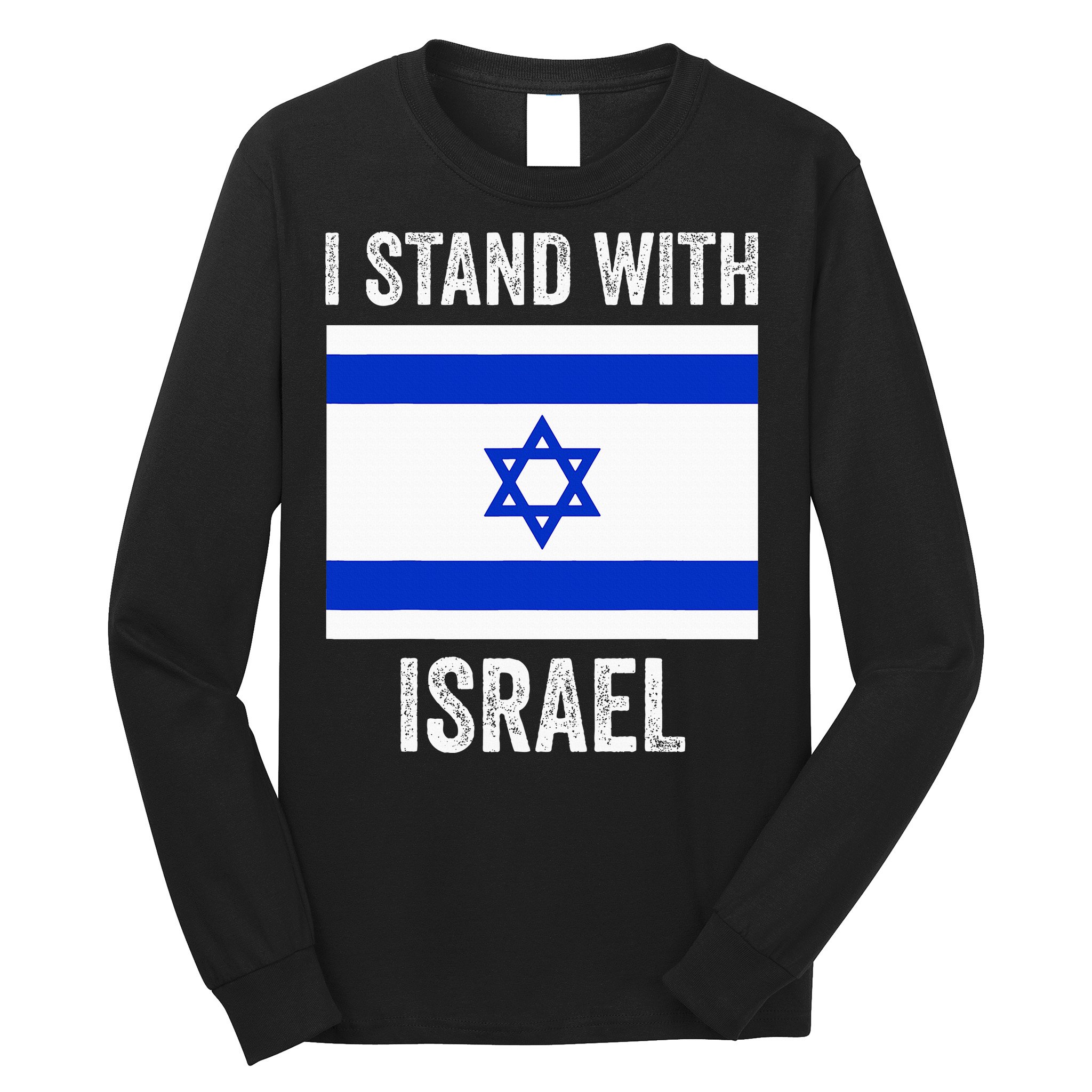 I Stand With Israel Free Israel Long Sleeve Shirt