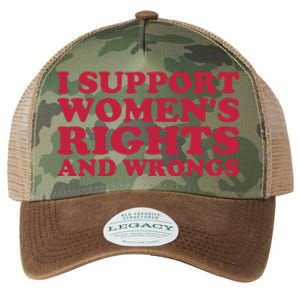 I Support Women Wrongs Women Rights Legacy Tie Dye Trucker Hat