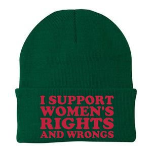 I Support Women Wrongs Women Rights Knit Cap Winter Beanie