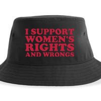 I Support Women Wrongs Women Rights Sustainable Bucket Hat