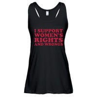 I Support Women Wrongs Women Rights Ladies Essential Flowy Tank