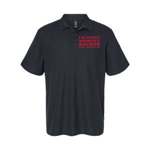 I Support Women Wrongs Women Rights Softstyle Adult Sport Polo