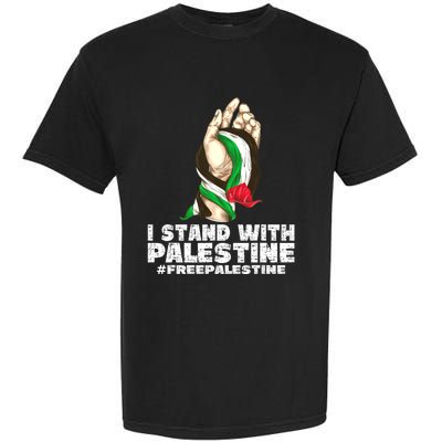 I Stand With Palestine For Their Freedom Free Palestine Garment-Dyed Heavyweight T-Shirt