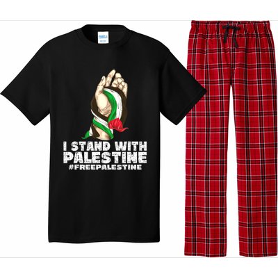 I Stand With Palestine For Their Freedom Free Palestine Pajama Set