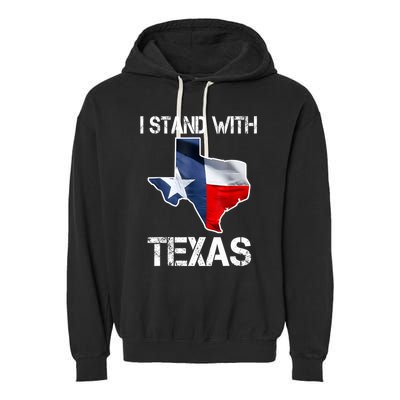 I Stand With Texas Scotus Garment-Dyed Fleece Hoodie