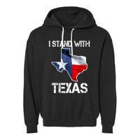 I Stand With Texas Scotus Garment-Dyed Fleece Hoodie