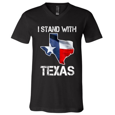 I Stand With Texas Scotus V-Neck T-Shirt