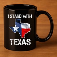 I Stand With Texas Scotus 11oz C Handle Ceramic Mug