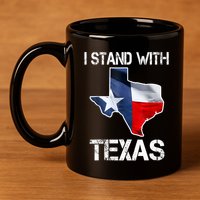 I Stand With Texas Scotus 11oz C Handle Ceramic Mug