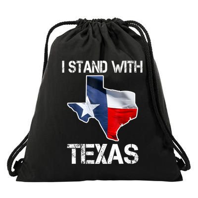 I Stand With Texas Scotus Drawstring Bag