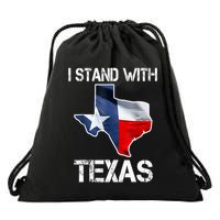 I Stand With Texas Scotus Drawstring Bag