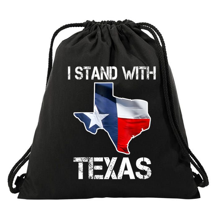 I Stand With Texas Scotus Drawstring Bag