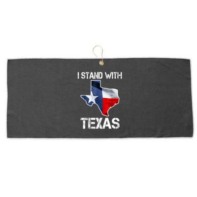 I Stand With Texas Scotus Large Microfiber Waffle Golf Towel