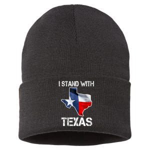 I Stand With Texas Scotus Sustainable Knit Beanie