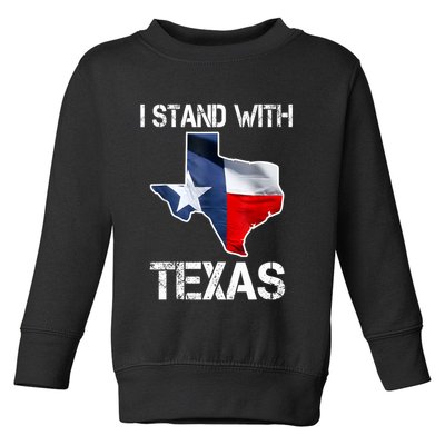 I Stand With Texas Scotus Toddler Sweatshirt