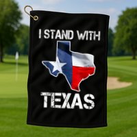 I Stand With Texas Scotus Golf Towel