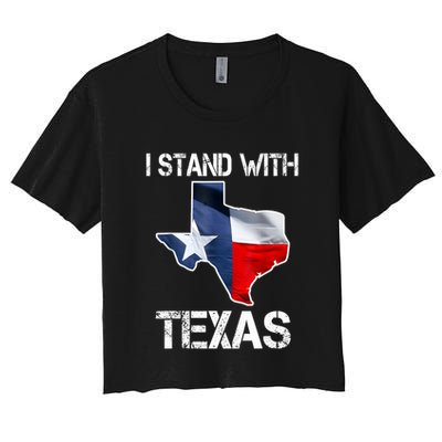 I Stand With Texas Scotus Crop Top