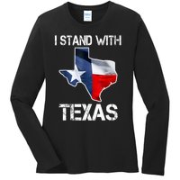 I Stand With Texas Scotus Ladies Long Sleeve Shirt