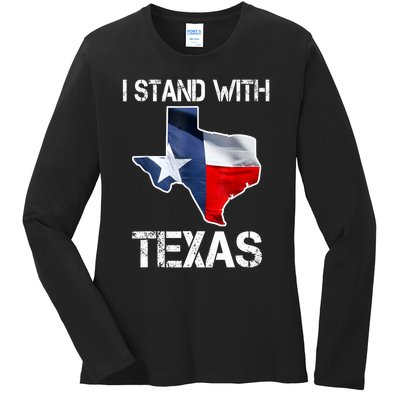 I Stand With Texas Scotus Ladies Long Sleeve Shirt