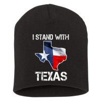 I Stand With Texas Scotus Short Acrylic Beanie