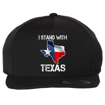I Stand With Texas Scotus Wool Snapback Cap