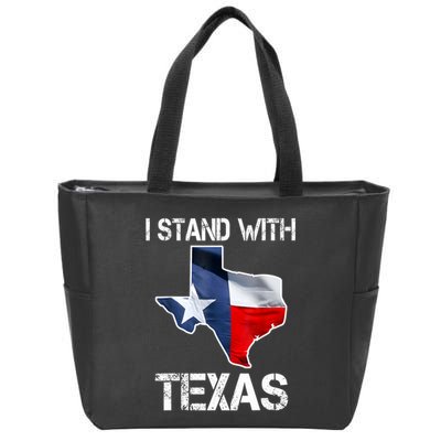 I Stand With Texas Scotus Zip Tote Bag