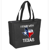 I Stand With Texas Scotus Zip Tote Bag