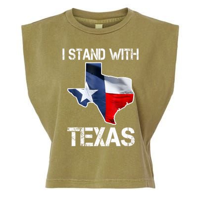 I Stand With Texas Scotus Garment-Dyed Women's Muscle Tee