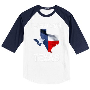 I Stand With Texas Scotus Baseball Sleeve Shirt