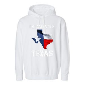 I Stand With Texas Scotus Garment-Dyed Fleece Hoodie