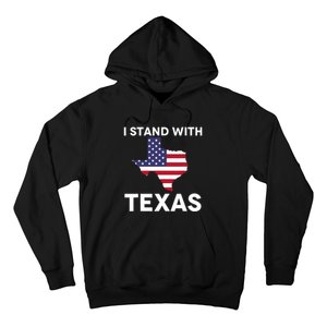 I Stand With Texas Usa Flag Hoodie