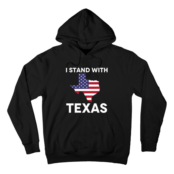 I Stand With Texas Usa Flag Hoodie