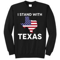 I Stand With Texas Usa Flag Sweatshirt