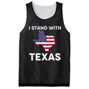 I Stand With Texas Usa Flag Mesh Reversible Basketball Jersey Tank