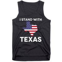 I Stand With Texas Usa Flag Tank Top