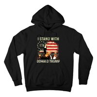 I Stand With Trump Funny Trump 2024 Hoodie