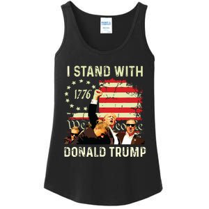 I Stand With Trump Funny Trump 2024 Ladies Essential Tank