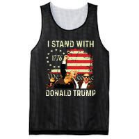 I Stand With Trump Funny Trump 2024 Mesh Reversible Basketball Jersey Tank