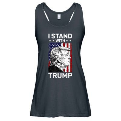 I Stand With Trump2024 Donald Trump 4th Of July Ladies Essential Flowy Tank