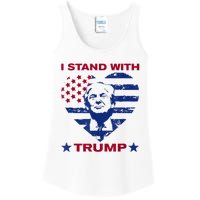 I Stand With Trump 2024 Trump Support Vote Political Ladies Essential Tank