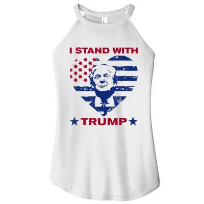 I Stand With Trump 2024 Trump Support Vote Political Women’s Perfect Tri Rocker Tank