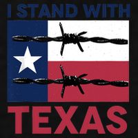 I Stand With Texas Ladies PosiCharge Tri-Blend Wicking Tank