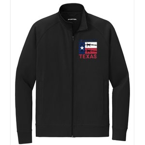 I Stand With Texas Stretch Full-Zip Cadet Jacket