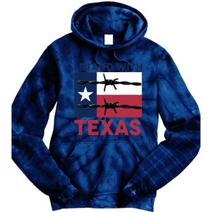 I Stand With Texas Tie Dye Hoodie