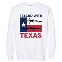 I Stand With Texas Garment-Dyed Sweatshirt