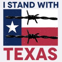 I Stand With Texas Garment-Dyed Sweatshirt