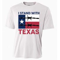 I Stand With Texas Cooling Performance Crew T-Shirt