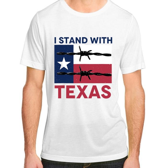 I Stand With Texas Adult ChromaSoft Performance T-Shirt